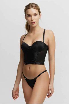 LESS REGULABLE DE RASSO Y TUL (7358) - Victoria Garrido Lenceria