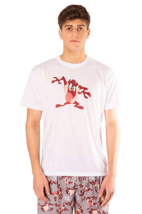 PIJAMA M/CORTA PANTALON LARGO TAZ (SH308)