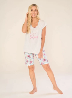 PIJAMA M/CORTA Y CAPRI ENJOY TODAY LADY (2543MA) en internet