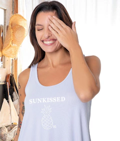 PIJAMA MUSCULOSA Y SHORT MORLEY C/BOLSILLOS ARUBA (26029E)