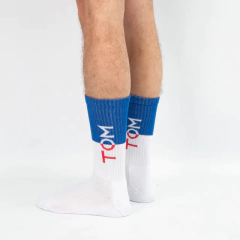 MEDIA CANA HOMBRE ALGODON DEPORTIVA CON LYCRA (6519)