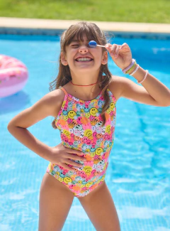 MALLA ENTERA NENA ESTAMPADA B/ REGULABLE SMILE (4829E)