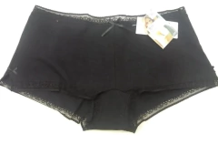 BOXER DAMA ALGODON Y PUNTILLA (4755) - Victoria Garrido Lenceria