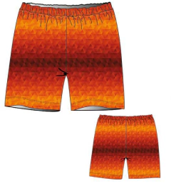 SHORT DE MALLA NENE ESTAMPADO GEOMETRICO (523A) - comprar online