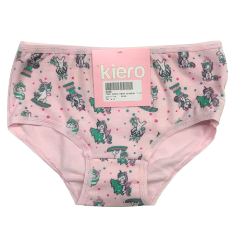 TIRO CORTO NENA ALGODON Y LYCRA ESTAMPADA (3289)