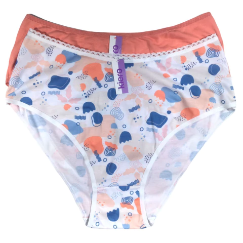 PACK X2 UNIVERSAL ALGODON Y LICRA C/BORDE PUNTILLA (6045)