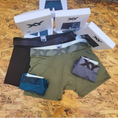 BOXER CINTURA EXPUESTA MICROFIBRA LISO (3691)