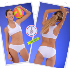 TOP DEPORTIVO NENA ALGODON DOBLE TELA (3000C) - comprar online