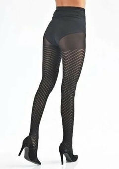 PANTY LYCRA FANTASIA MINERVA SEMIOPACA CON FIBRA (2608M) - comprar online