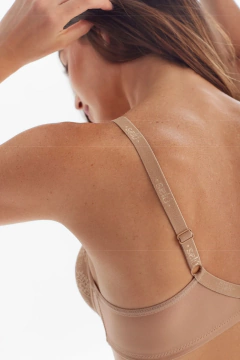 Imagen de TAZA SOFT S/ARO PUSH UP MICROFIBRA Y PUNTILLA VERA (4418)