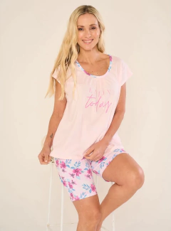 PIJAMA M/CORTA Y CAPRI ENJOY TODAY LADY (2543MA)