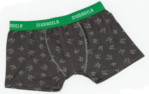 BOXER NENE ALGODON LYCRA CON CINTURA ESTAMPADO MILO MINI (7158C)