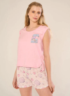 PIJAMA S/MANGAS Y SHORT SHELLDANCE (2515M)