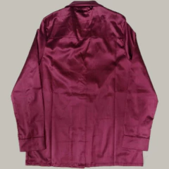 PIJAMA M/LARGA PANTALON LARGO RASO (W0118) - tienda online