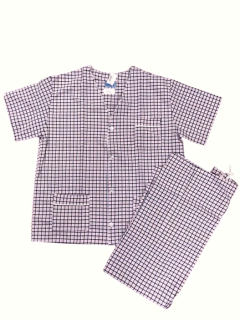 PIJAMA HOMBRE M/CORTA P/LARGO ABOTONADO T. 62 - 68 (508MEE)