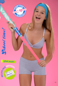 Imagen de TRIANGULO NENA ALGODON Y LYCRA DOBLE TELA (3001CO)