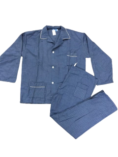 PIJAMA HOMBRE M/LARGA P/LARGO CAMISA T. 46 - 54 (509MS) - Victoria Garrido Lenceria