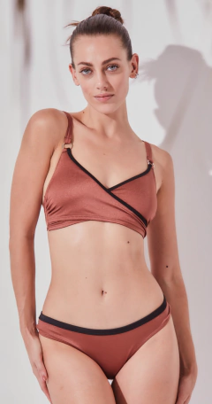 DOS PIEZAS TOP CRUZADO C/ RELL Y SEMILESS TIOPE (737-23) en internet