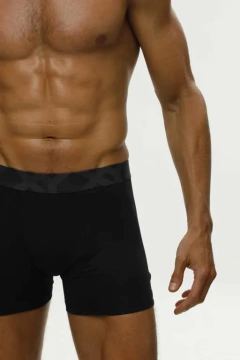 BOXER CINTURA EXPUESTA MICROFIBRA LISO (3691) - Victoria Garrido Lenceria