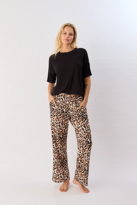 PIJAMA M/CORTA P/LARGO MORLEY LUCENA (2656-25)