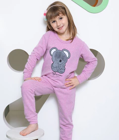 PIJAMA NENA M/LARGA P/LARGO RUSTICO BORDADO KOHALA UMA (25554E) - comprar online