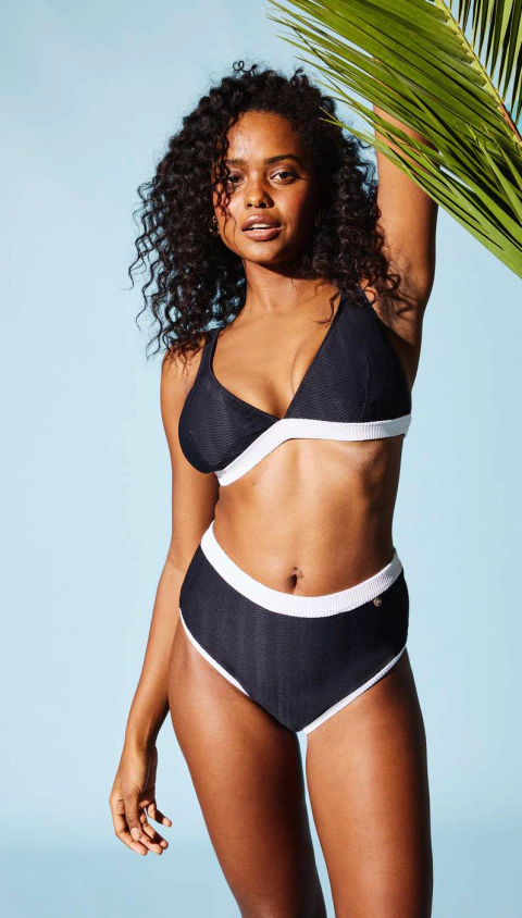 DOS PIEZAS TRIANGULO Y TIRO CORTO C/CINTURA DAPHNE (4250SY)