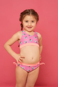 2 PIEZAS NENA TOP C/ESPALDA DEPORTIVA Y TIRO CORTO T:2-8 (4049) - tienda online