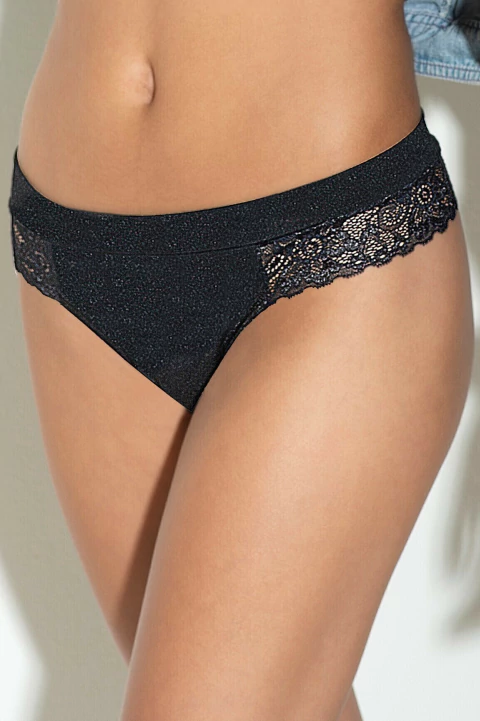 CULOTELESS LYCRA C/ENCAJE JACKARD (5777)