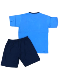 PIJAMA HOMBRE M/CORTA P/CORTO CUELLO EN V T:46-54 (600MS) - Victoria Garrido Lenceria