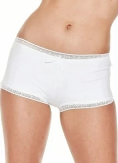 BOXER DAMA ALGODON Y PUNTILLA (4755)