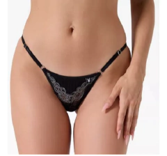 CONJ. CAMISOLIN Y LESS REGULABLE ENCAJE Y TUL ALL I NEED (2491K) - Victoria Garrido Lenceria