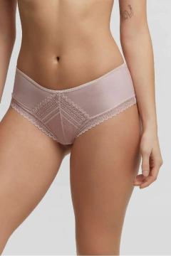 CULOTTE DE LYCRA Y PUNTILLA (8361) - comprar online