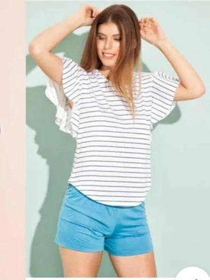 PIJAMA M/CORTA Y SHORT (42123)