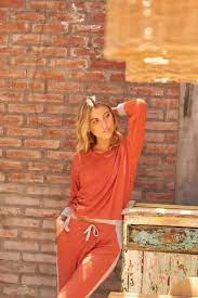 PIJAMA M/LARGA P/LARGO CON BOLSILLO (9131K) - tienda online