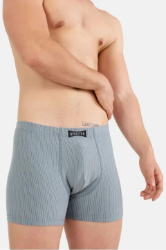 BOXER ELASTICO EMBUTIDO ALG Y LYCRA ESTAMPADO (164T) - tienda online