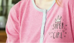 PIJAMA M/LARGA P/LARGO ALGODON SUPER GIRL 5-7 (2411M) - comprar online