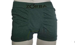 BOXER SIN COSTURA ALGODON LISO (130Z)