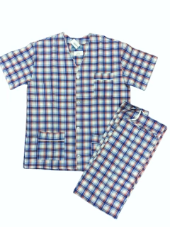 PIJAMA HOMBRE M/CORTA P/LARGO ABOTONADO T. 62 - 68 (508MEE)