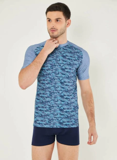 CAMISETA HOMBRE M/CORTA FILTRO UV CAMUFLADO (2593M)