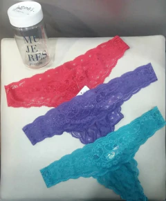 PACK X 3 COLALESS ENCAJE (7322) - tienda online