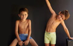 BOXER NENE ALGODON Y LYCRA LISO CINTURA EXPUESTA (1087) - comprar online