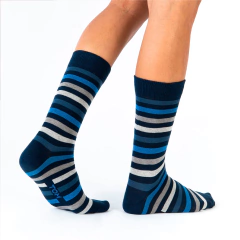 MEDIA 3/4 ALGODON HOMBRE FANTASIA (6303) - Victoria Garrido Lenceria