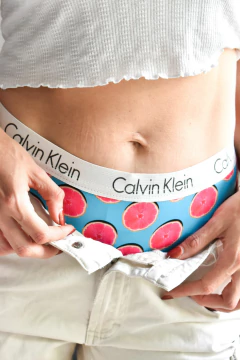 Imagen de COLALESS LYCRA CINTURA C/ELASTICO ESTAMPADA LINEA BBB (1155G)