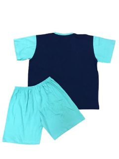 PIJAMA HOMBRE M/CORTA P/CORTO CUELLO EN V T:56-60 (600MSE) - Victoria Garrido Lenceria