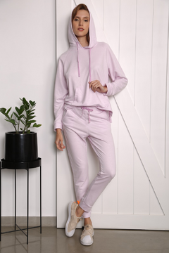 PIJAMA M/LARGA P/LARGO CON CAPOTA (22692)