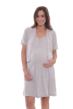 CAMISON MATERNAL SIN MANGAS Y MANANITA (55511) - tienda online