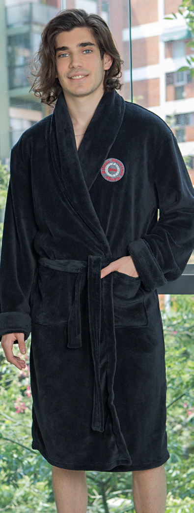 BATA HOMBRE CORAL FLEECE BORDADA (21510)