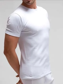 CAMISETA HOMBRE M/C CUELO REDONDO (1121)