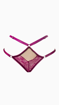 LESS REGULABLE ENCAJE Y TUL PIEL CON TIRAS LIBERTY (2435A) en internet