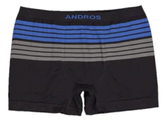 BOXER SIN COSTURA LYCRA RAYADO (5245)